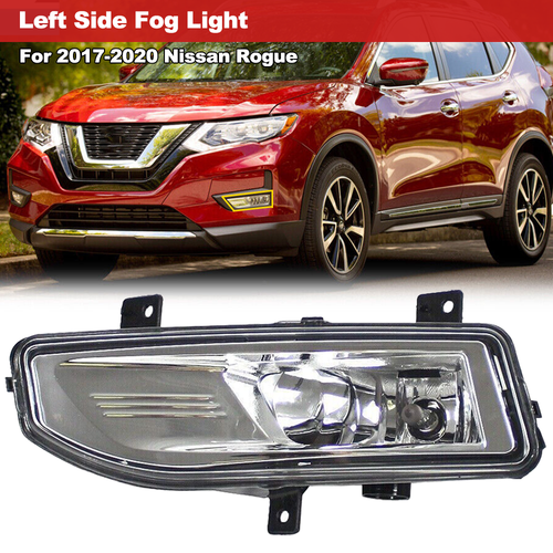 Left Driver Side Front Bumper Fog Light Lamp Fits 2017-2020 Nissan Rogue S SV SL