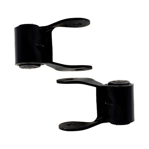 Solid Spare Black Rear Leaf Spring Shackle Kit For Jeep For Cherokee Wagoneer 1984-2001