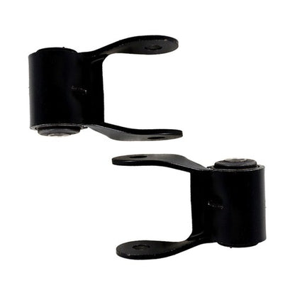 Solid Spare Black Rear Leaf Spring Shackle Kit For Jeep For Cherokee Wagoneer 1984-2001
