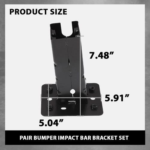 Solid Spare Fit For 2013-2022 Buick Encore Chevrolet Trax Front Bumper Impact Bar Bracket