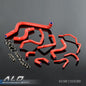 Solid Spare Fit For 90-93 Honda Accord CB7 F22A F20A Silicone Radiator Heater Hose Kit Red