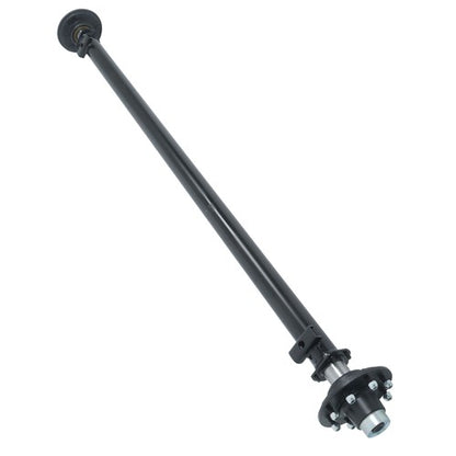 Solid Spare Trailer Axle-7000 lb Idler 8 Lug 95" Hubface 80" Spring Center/8 × 6.5 Bolt