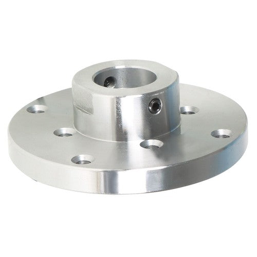 Solid Spare 4 Inch Steel Wood Lathe Face Plate 1 Inch x 8TPI Threaded with Locking