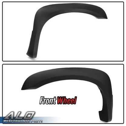 Solid Spare 4x Front Rear Fender Flares Wheel Cover Fit For 05-11 Dodge Dakota Factory Style