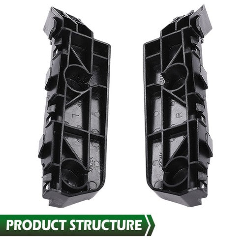 Solid Spare Fit For 2007-2011 Honda CR-V CRV Front Bumper Bracket Driver Passenger Set 2pcs