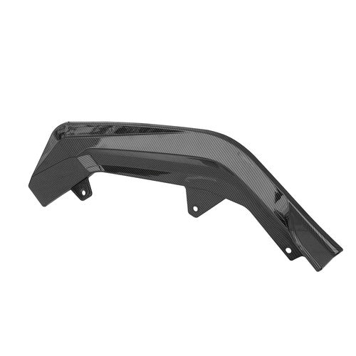 Front Bumper Spoiler Lip Splitter Carbon Fiber Print For 2022-2024 Honda Civic
