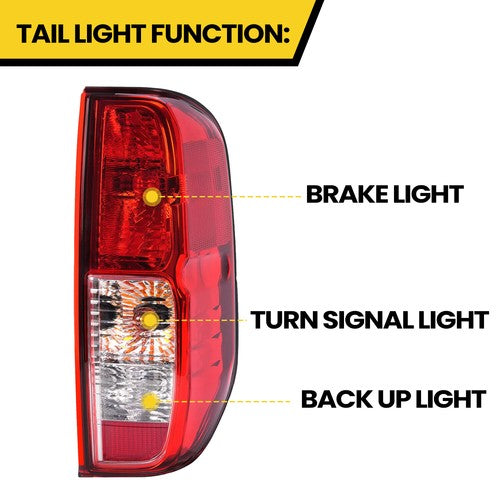 Solid Spare For 2005-2021 Nissan Frontier 09-12 Equator Passenger Side Tail Light Brake Lamp