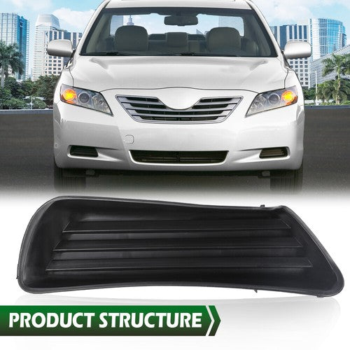 Solid Spare Fit For 2007-2009 Toyota Camry Front Bumper Insert Fog Light Cover Right Side