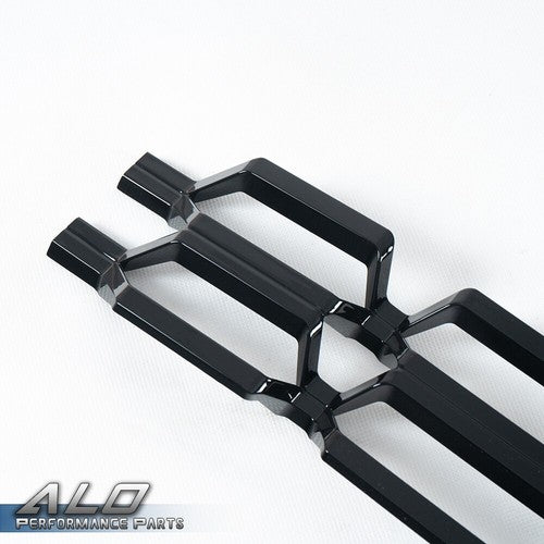 Solid Spare Fit For 16-18 Chevy Silverado 1500 Upper Grille Overlay Snap On Insert