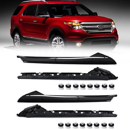 Left & Right Side Windshield A Pillar Molding Trim Fit For 2011-19 Ford Explorer