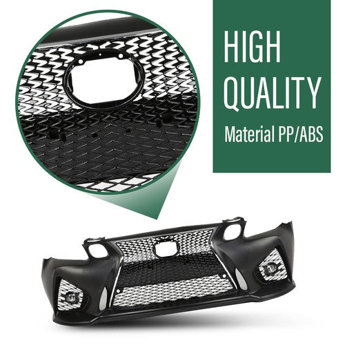 Solid Spare Fit For 2006-2011 Lexus GS GS300 GS350 Front Bumper Conversion To 16+ GS F Style