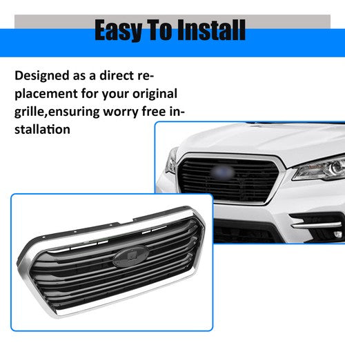 For 2019 2020 2021 2022 Subaru Ascent #91121XC01A Front Bumper Grille Chrome