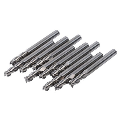 Solid Spare For Aluminum 10 Pcs 1/4" Alu-Power 3 Flute Regular Length Carbide End Mill New