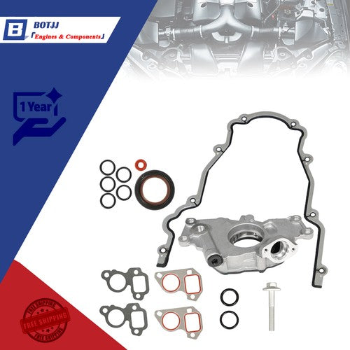 Solid Spare High Volume Oil Pump Change Kit With Gaskets RTV For GM LS 5.3L 6.0L