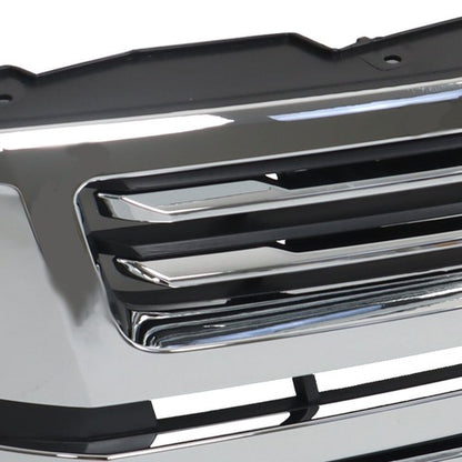 Solid Spare Plastic Front Upper Grille Chrome For Chevy Tahoe/Suburban LTZ 15-20 GM1200704