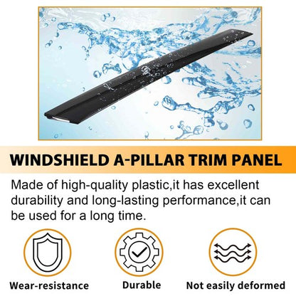 Solid Spare For KIA Soul 2010-13 Driver Side Exterior Molding Windshield A Pillar Trim Panel