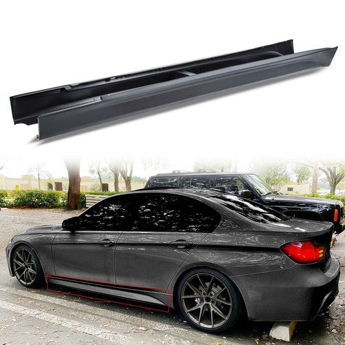 Solid Spare For 12-18 F80 M3 STYLE SIDE SKIRTS ROCKER PANEL FOR BMW F30 F31 3 SERIES SEDAN