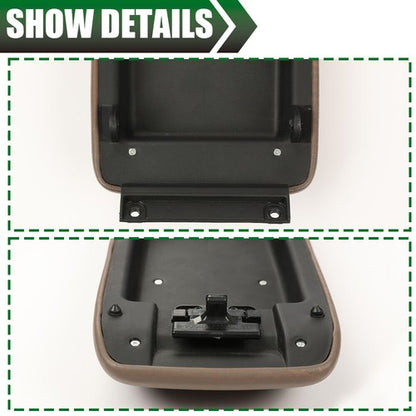Solid Spare Fit For 1995-2000 Toyota Tacoma 96-98 4Runner Center Console Lid Armrest Cover