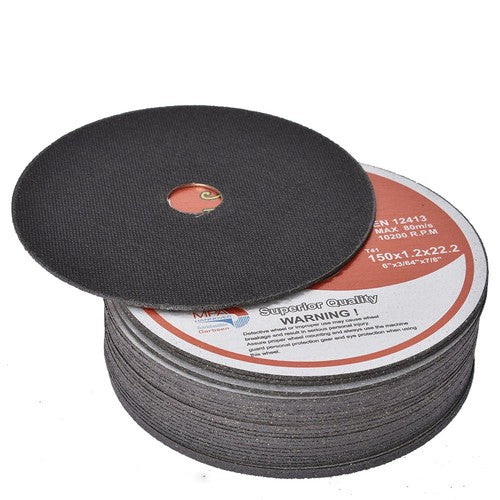 Solid Spare 25 Pack 6"x.045"x7/8" Cut-off Wheel - Metal & Stainless Steel Cutting Discs