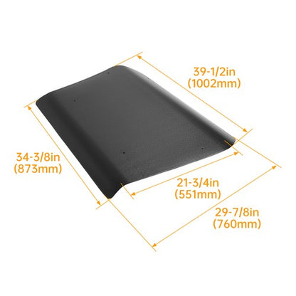 Solid Spare For Polaris RZR 200 EFI 2022-2026 Black Textured Roof Top Cab Top #2884572