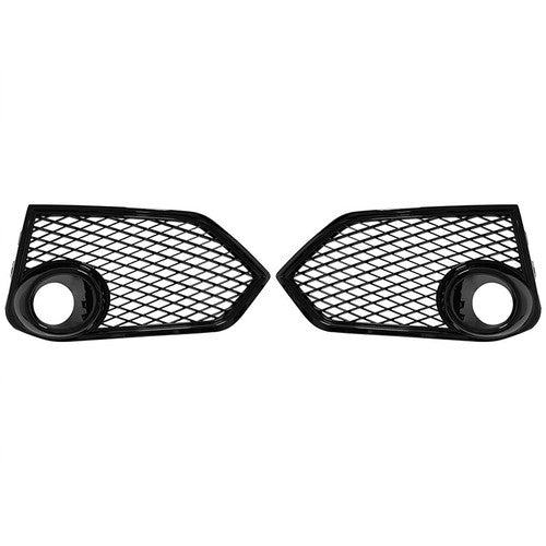 Fit 2017-2021 Honda Civic Type R Black Open Mesh Fog Light Lamp Covers