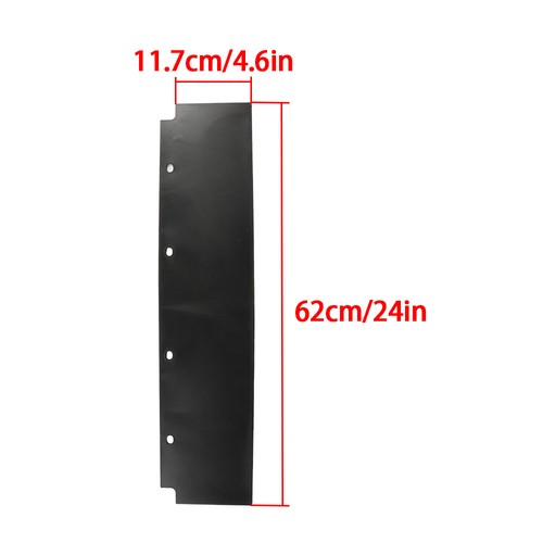 Solid Spare For Volvo VNL Semi Truck Quarter Fender Set 24"x24" Stainless Steel Tube Bracket