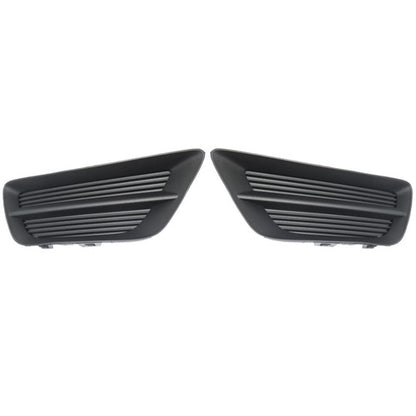 Solid Spare For Honda Accord Sedan 13-15 Pair Bumper Plastic Black Housing Fog Light Covers