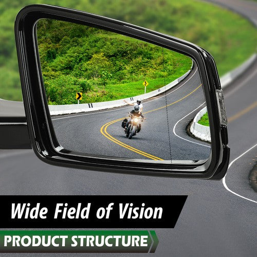 Solid Spare Black Right Passenger Side Mirror Fit For 10-17 Mercedes Coupe E350 E400 E550