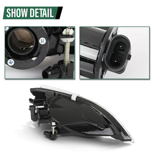 Solid Spare Fit For 2006-2010 Toyota Sienna Front Bumper Fog Lights Driving Lamps w/ Bulbs
