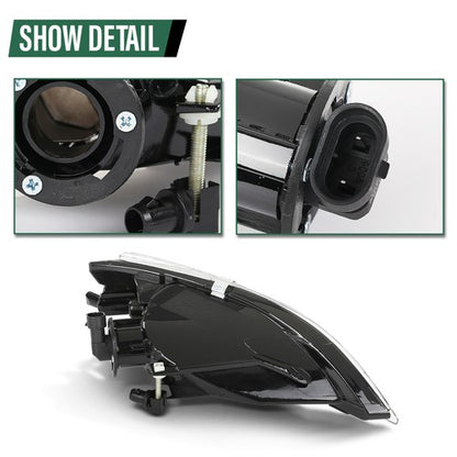 Solid Spare Fit For 2006-2010 Toyota Sienna Front Bumper Fog Lights Driving Lamps w/ Bulbs