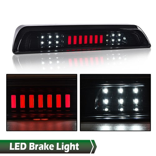 Solid Spare Fit For 2007-2018 Toyota Tundra Smoke/Black LED 3rd Third Brake Light Cargo Lamp