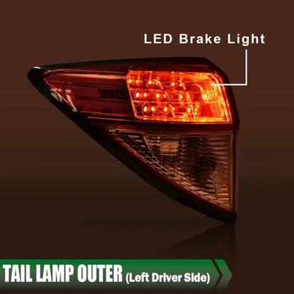 Solid Spare Fit For 2016-2018 Honda HRV HR-V Rear Tail Light Brake Lamp Assembly Left Side