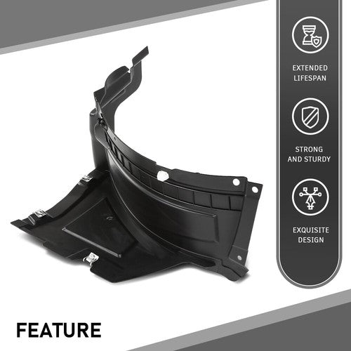 Solid Spare Fit For 16-18 Audi A6 S6 Front Left Side Front Section Fender Liner AU1250110
