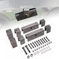 Solid Spare Steel Tandem Axle Slipper Spring Trailer Hanger Kit For 2" wide slipper spring