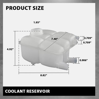 Solid Spare Coolant Reservoir Overflow Tank Fit For Ford Focus Escape C-Max Transit Connect