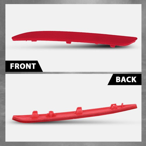 Solid Spare Fit For Mercedes-Benz A S GLE Class W222 W166 AMG Rear Bumper Reflector Left
