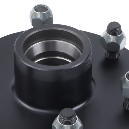 Solid Spare 6 on 5.5' Trailer Hub Kit For 3500 lbs. #84 Spindle With Trailer Bearing