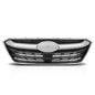 Solid Spare Fit For 2020-2022 Subaru Outback Front Bumper Upper Grille Grill Black Chrome