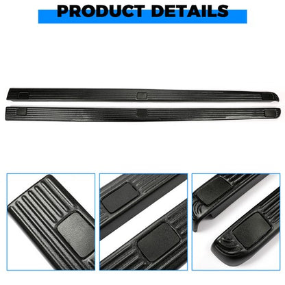 Solid Spare For 02-16 Ford F250 F350 Super Duty 8.0' Bed Side Rail Top Molding Covers LH+RH