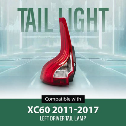 Solid Spare Fit For 2011-2017 Volvo XC60 Tail Light Brake Lamp Assembly Left Driver Side