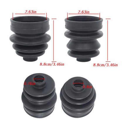 Solid Spare for Polaris RZR XP 1000 2015 2016 2017-2020 Rear Axle Outer Inner CV Boot Kit