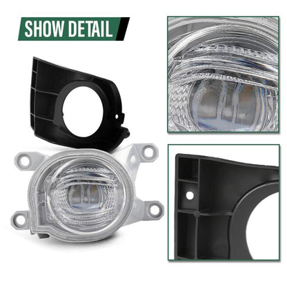 Solid Spare Fit For 2022-2024 Toyota Corolla Cross LED Fog Lights Driving Lamps Left+Right