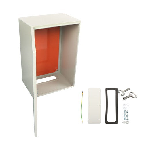Solid Spare Steel Electrical Box 24x16x12'' Carbon Steel IP65 Electrical Enclosure Box