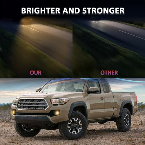 For 2005-2011 Toyota Tacoma Clear Lens Front Bumper Fog Lights Lamps W/Wiring