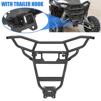 Solid Spare Steel Heavy Duty Rear Bumper For Polaris RZR XP 1000 EPS 4WD XP 4 1000 2014-2023