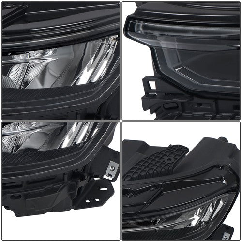 Solid Spare Left Headlight For 21-22 Jeep Grand Cherokee w/Animation w/o Leveling LED DRL