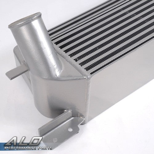 Solid Spare Aluminum Front Mount Intercooler Fit For 2015-2017 Ford Mustang 2.3L EcoBoost