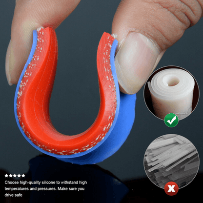 Solid Spare Fit For 99-00 Subaru Impreza Vers 5-6 GC8 EJ20 Red Silicone Intercooler Hose Kit