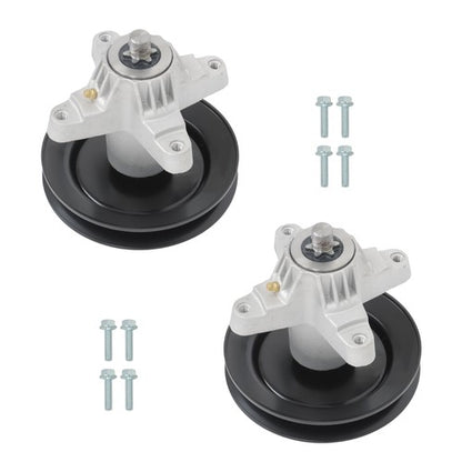 Solid Spare 2PK Spindle Assembly For Cub Cadet MTD 918-04456B 618-00456A 618-00456 285-843