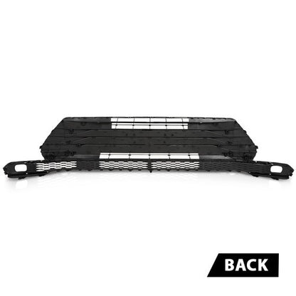 Solid Spare Fit For 2021-2025 Toyota Sienna W/O Sensor Hole Front Bumper Lower Grille Grill